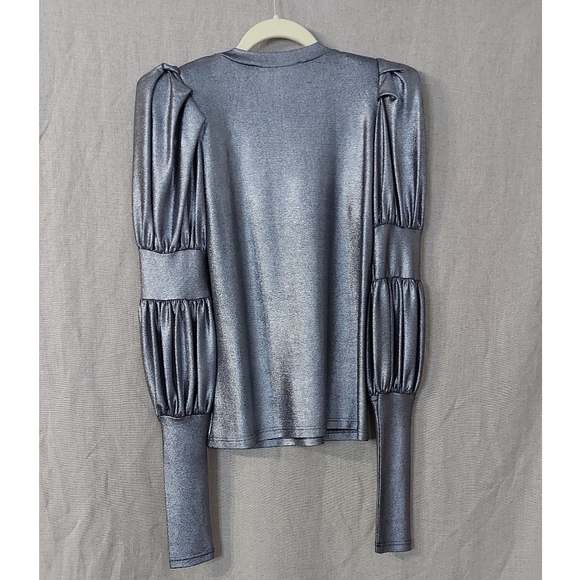 STYLE MAFIA blouse size small Long sleeves color - Picture 7 of 16